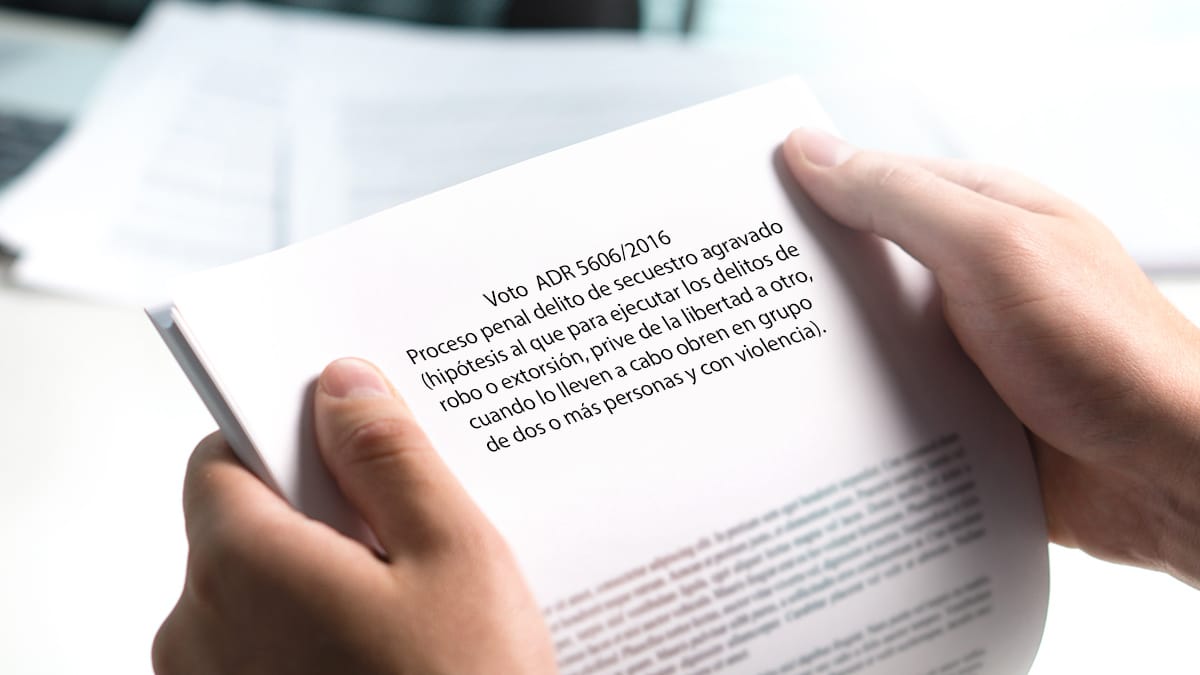 proceso penal delito de secuestro